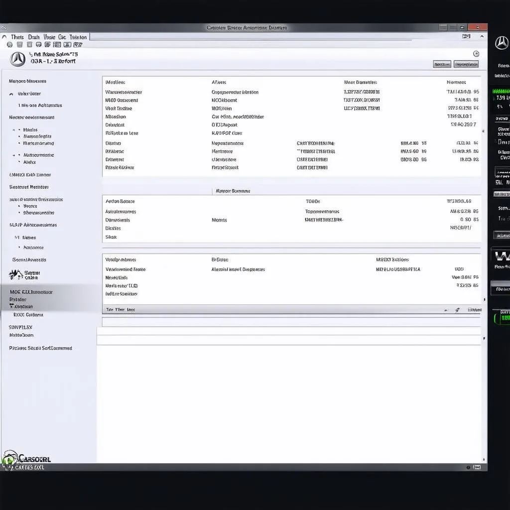 MB Carsoft 7.4 Software Screenshot