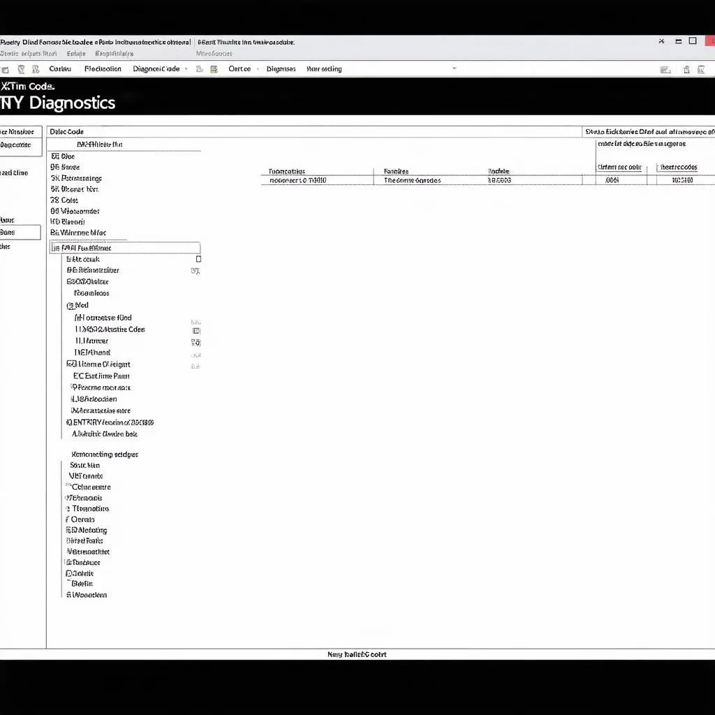 XENTRY Diagnostics Software Interface