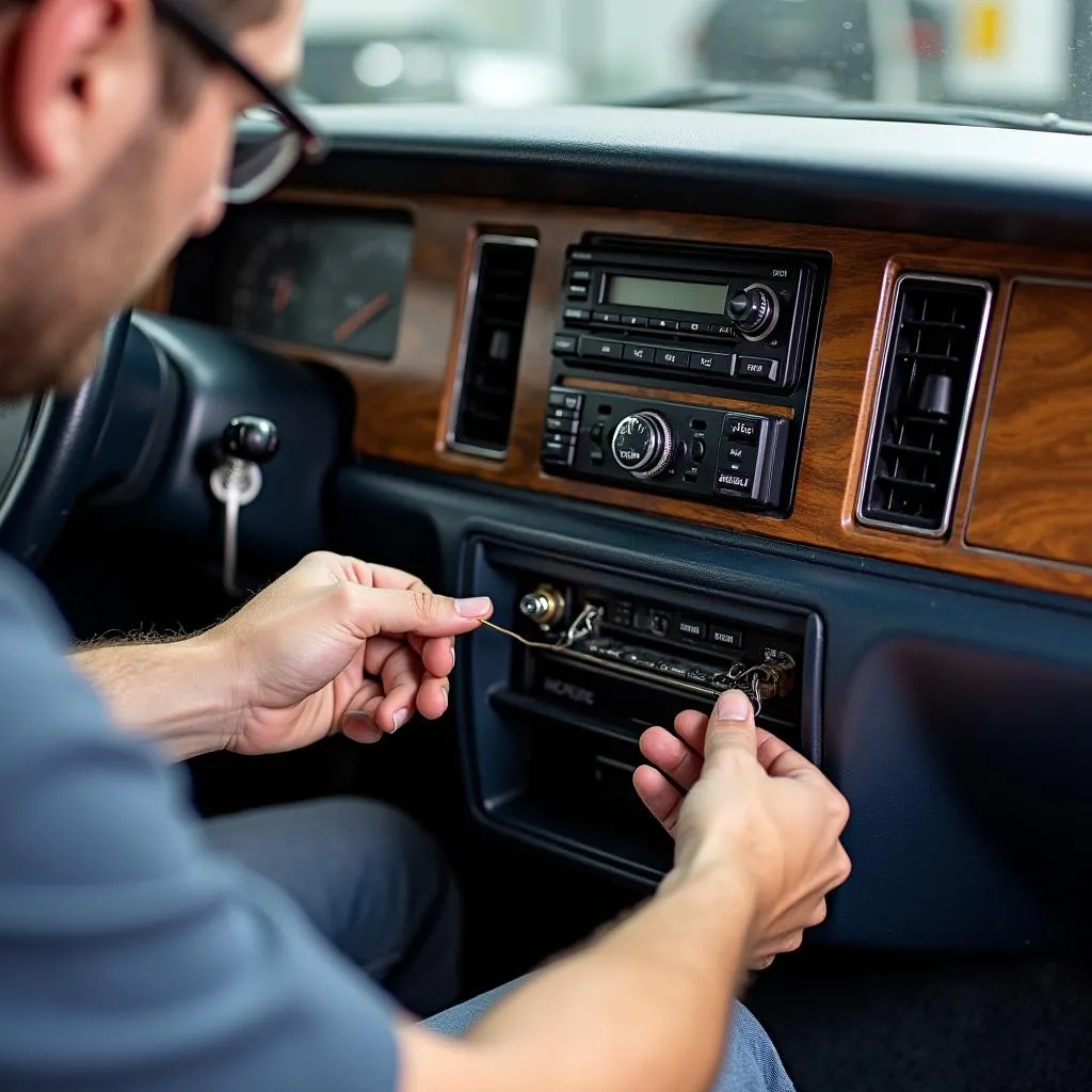 Replacing the radio wiring harness in a 1993 Lincoln Town Car