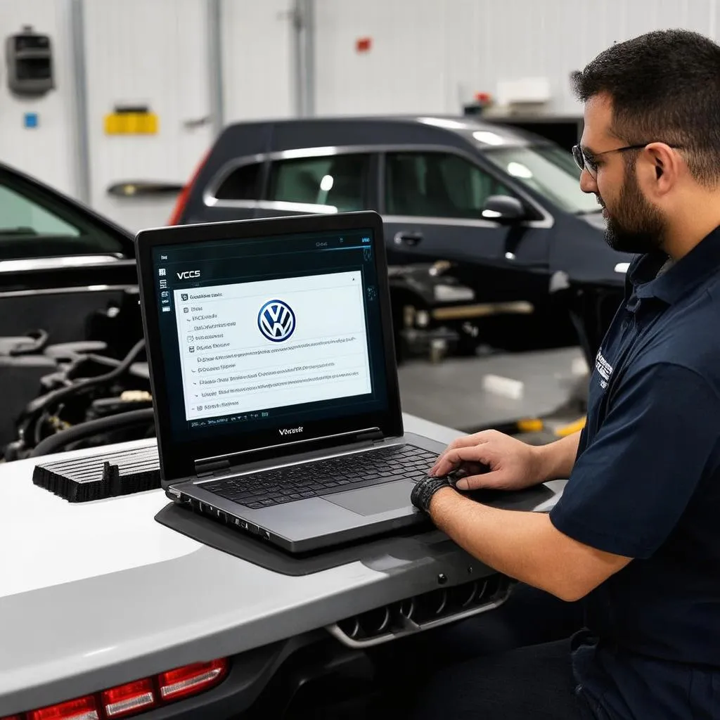 Mechanic Using VCDS Brasil