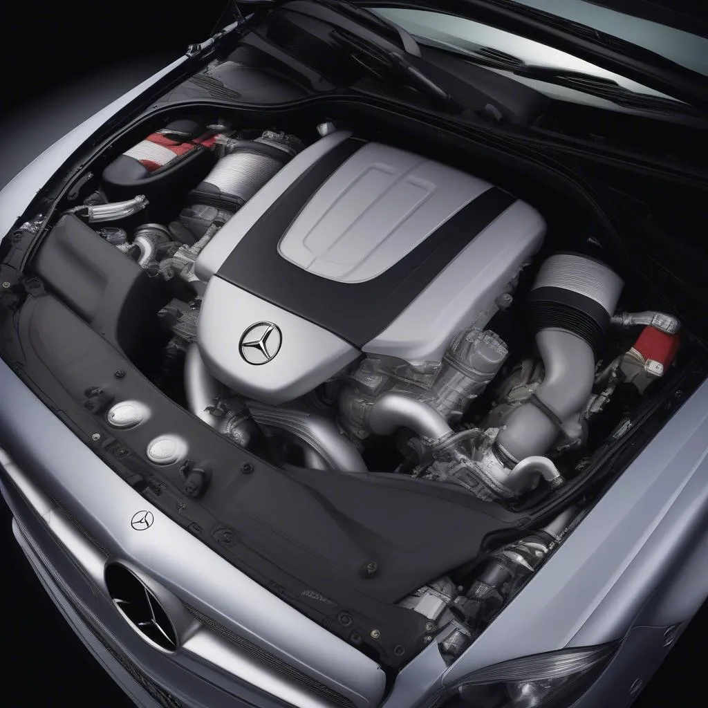 Mercedes CLS550 Engine