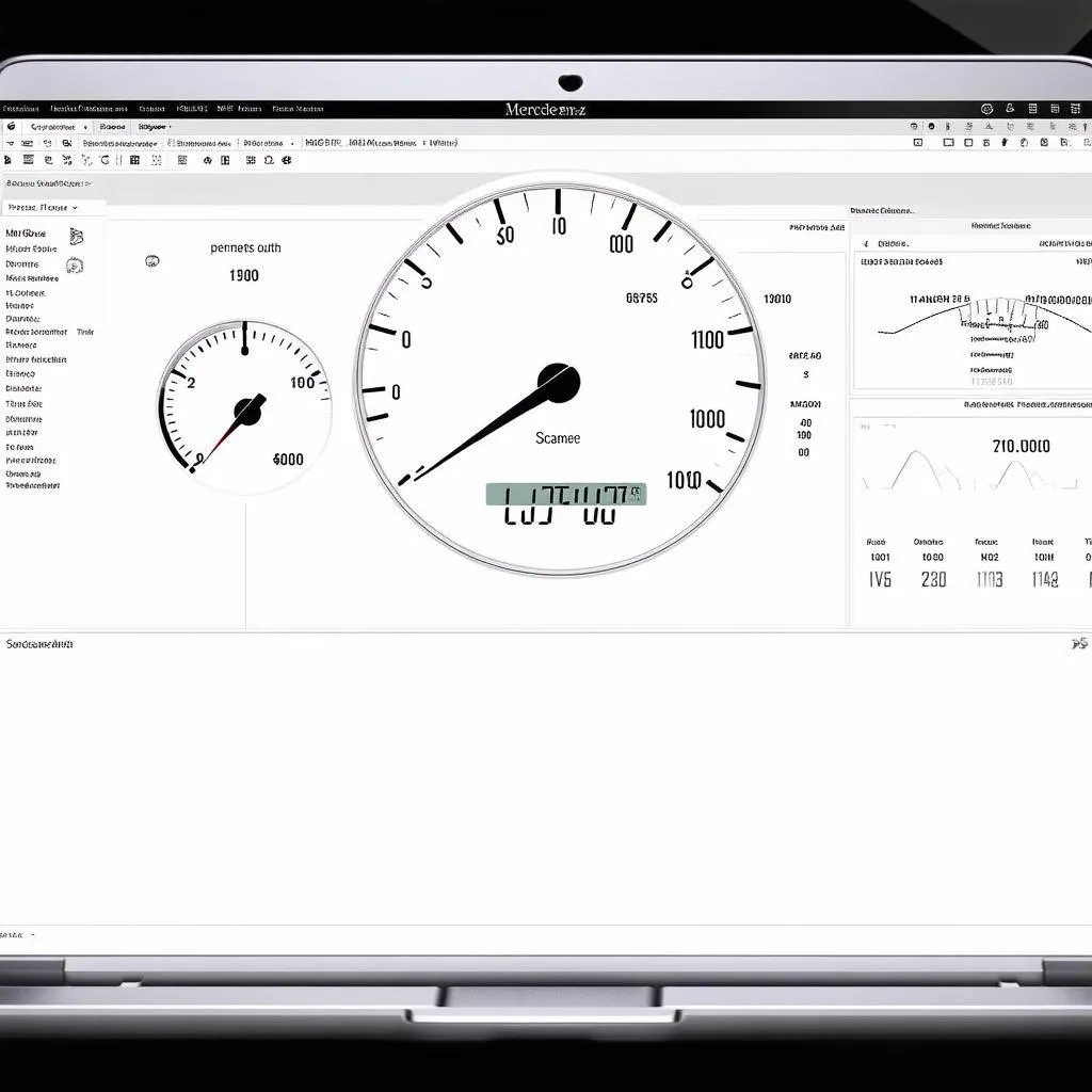 Mercedes Benz scanner software dashboard