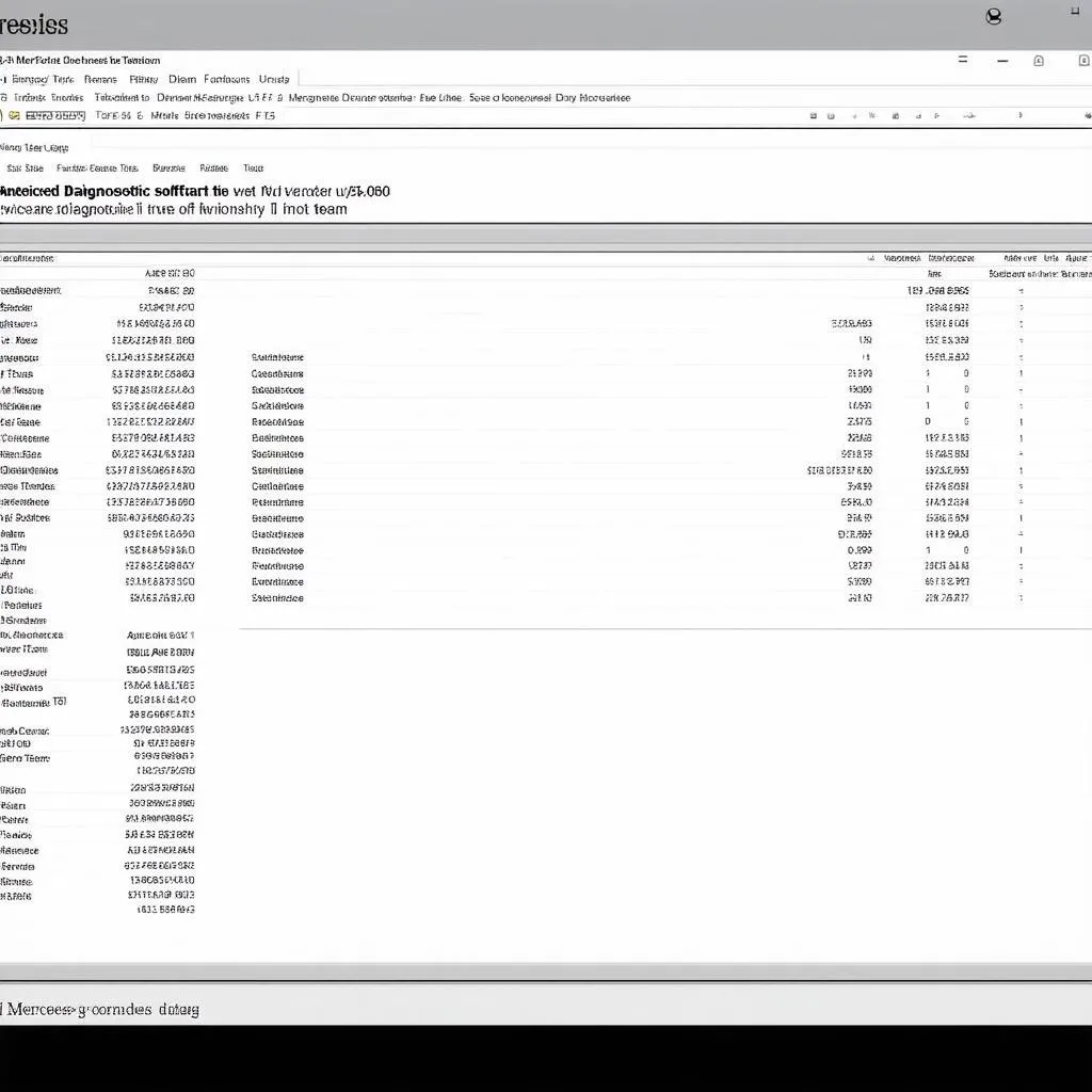 Mercedes Diagnostics Software