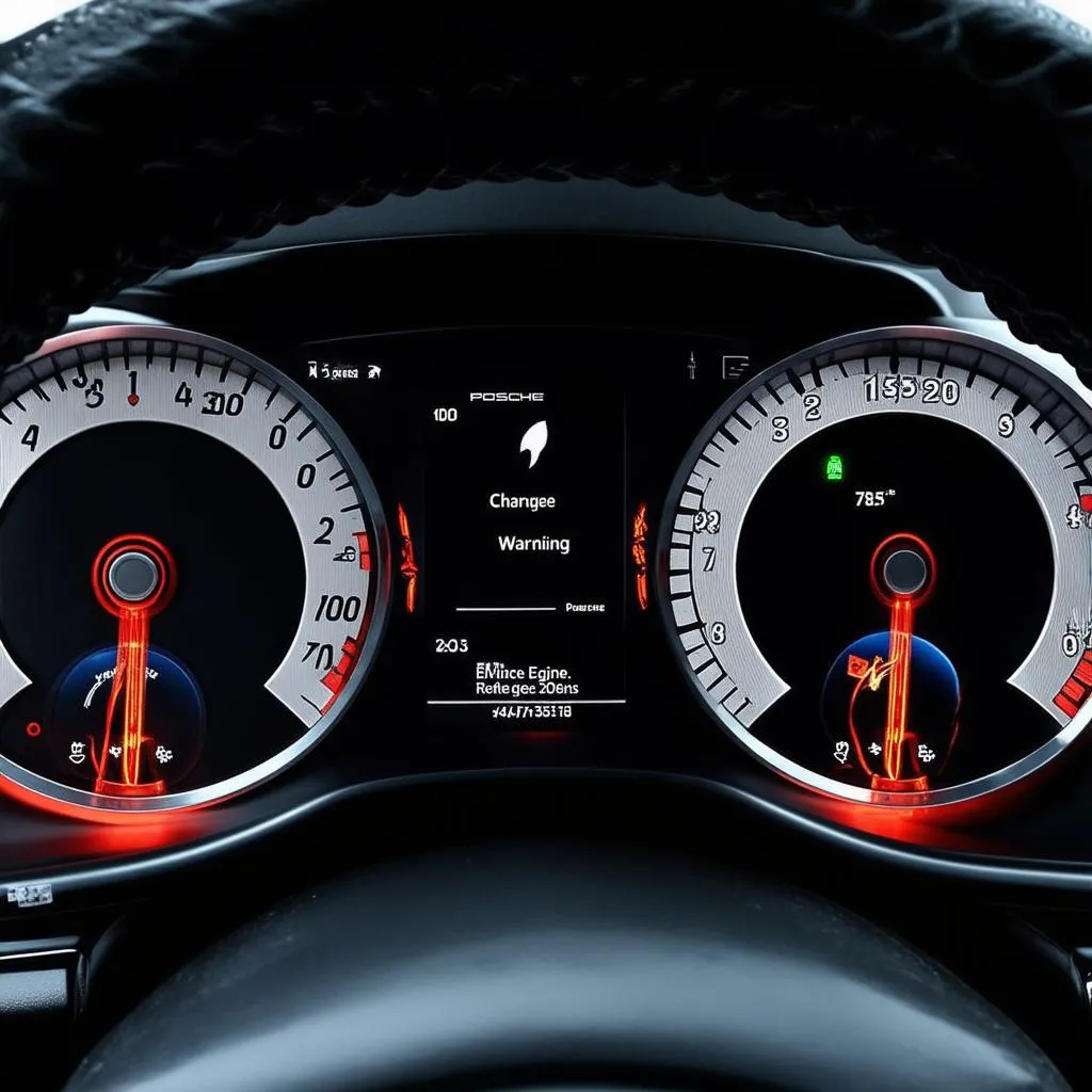 Porsche Dashboard Warning Light