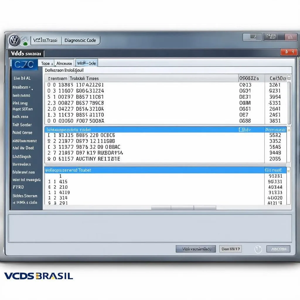 VCDS Brasil Software Interface