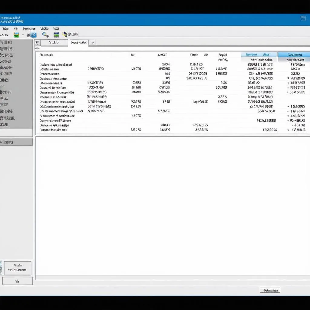 VCDS Software Interface