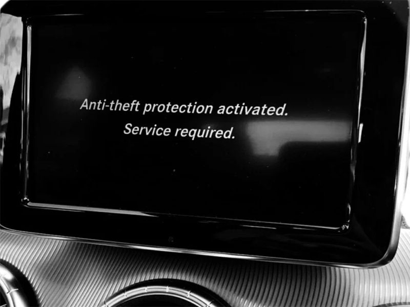 Activate the Mercedes Anti-Theft Protection Radio – Online Service