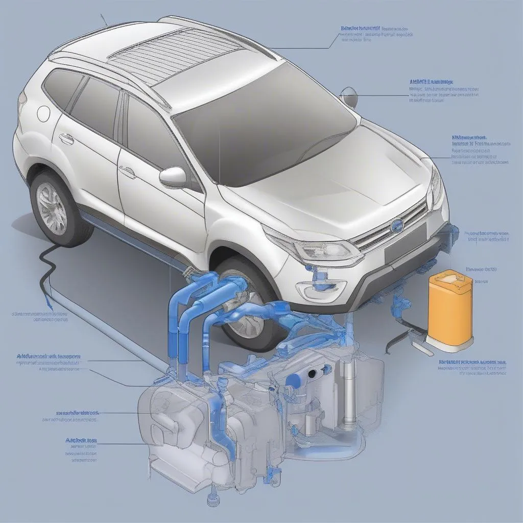 AdBlue system diagram