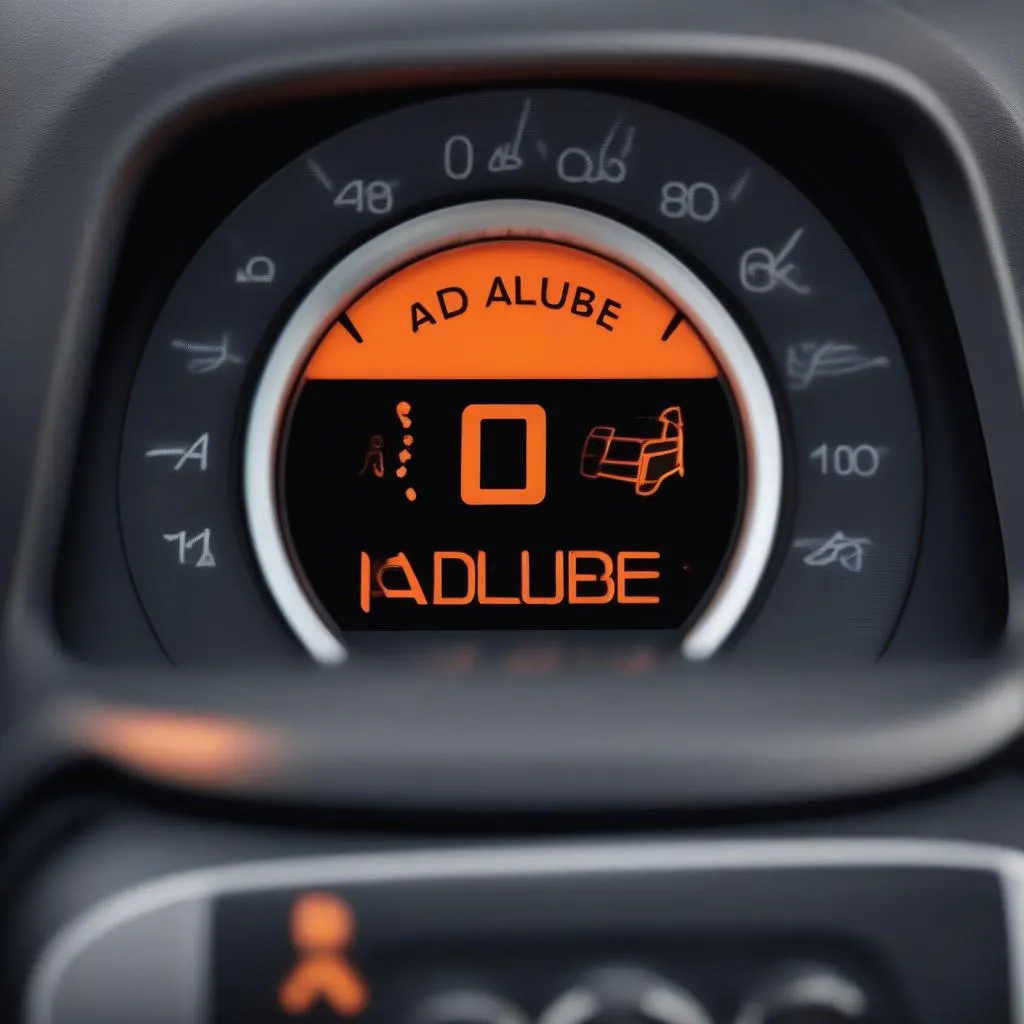 AdBlue Warning Light on Dashboard