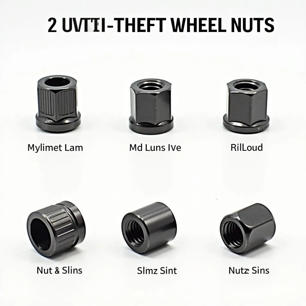 Types of Anti-theft Wheel Nuts