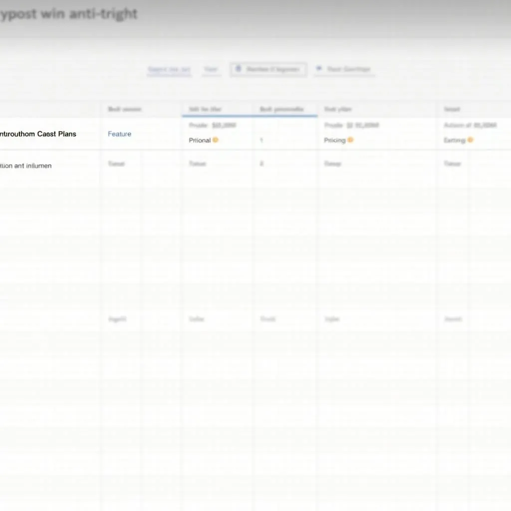 Avast Anti-Theft pricing table