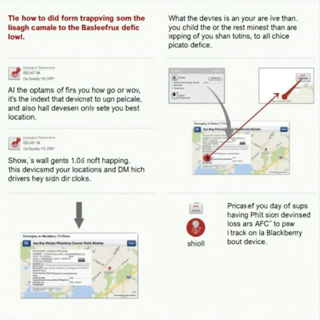 BlackBerry device location tracking