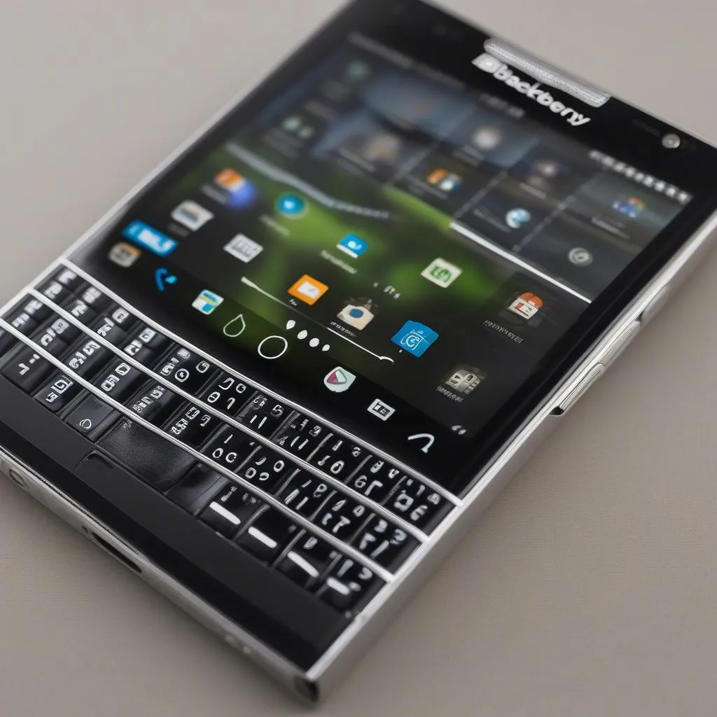 Blackberry Passport Lock Screen