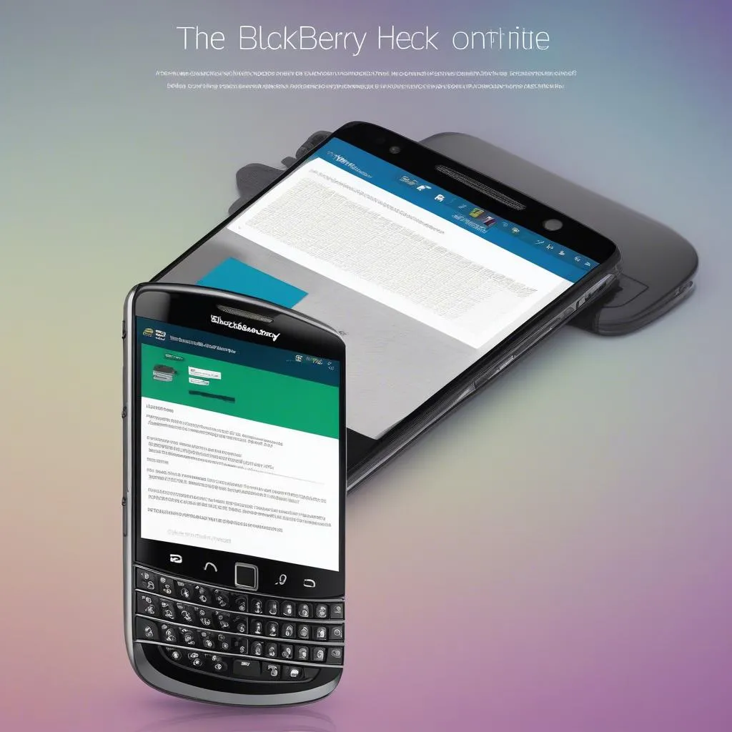 Blackberry support website homepage