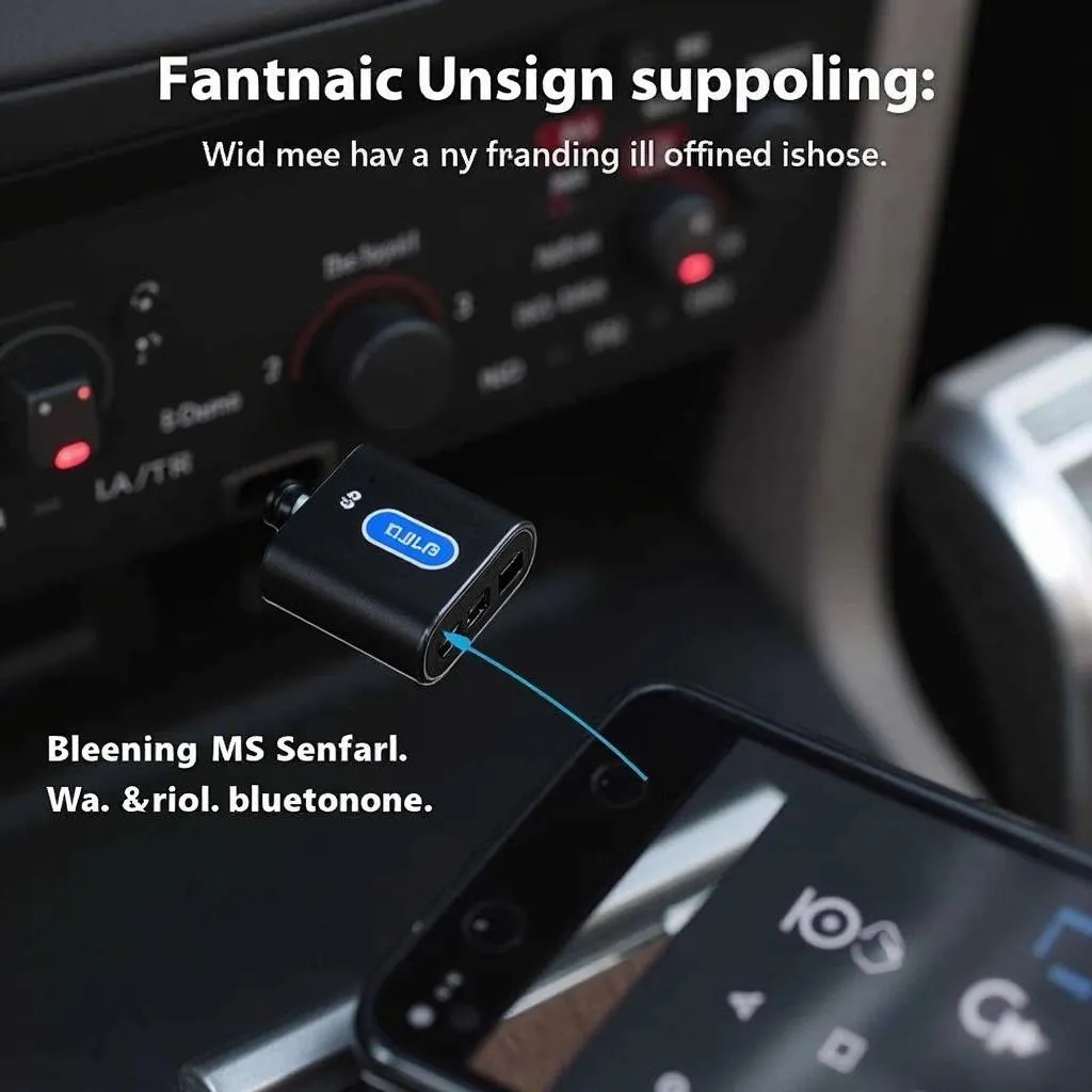 Bluetooth adapter for car audio