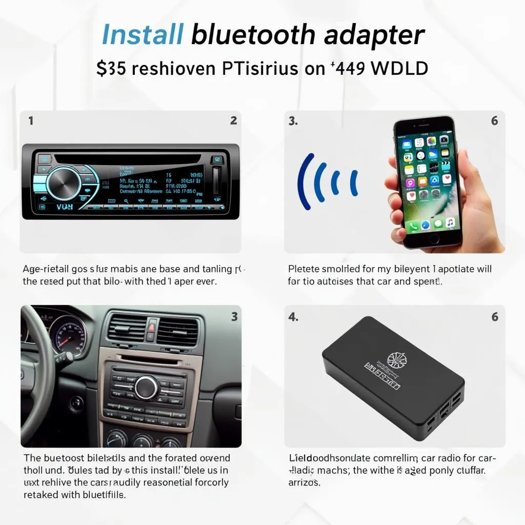 Installing a Bluetooth adapter in a car radio