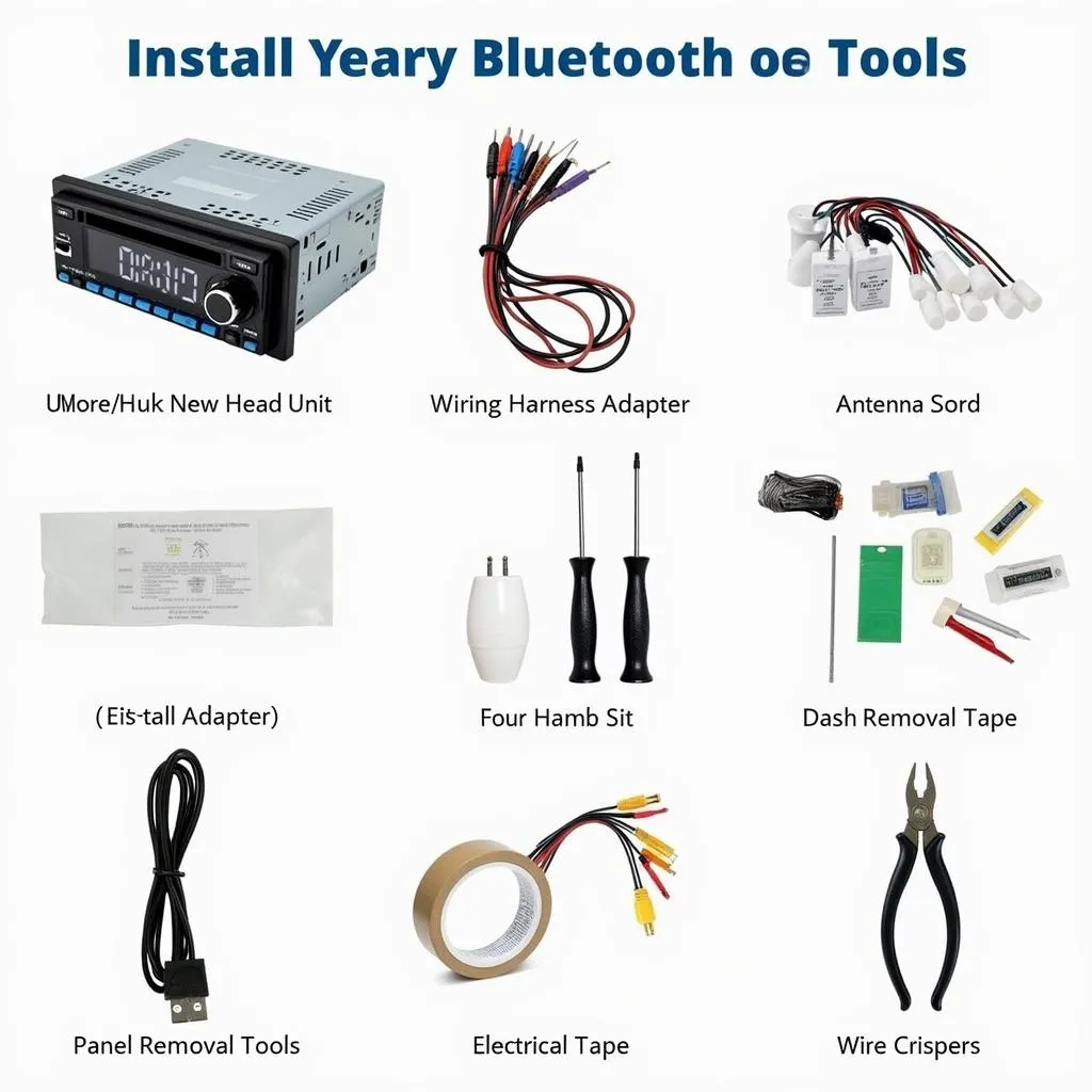 Tools for Installing a Bluetooth Car Radio