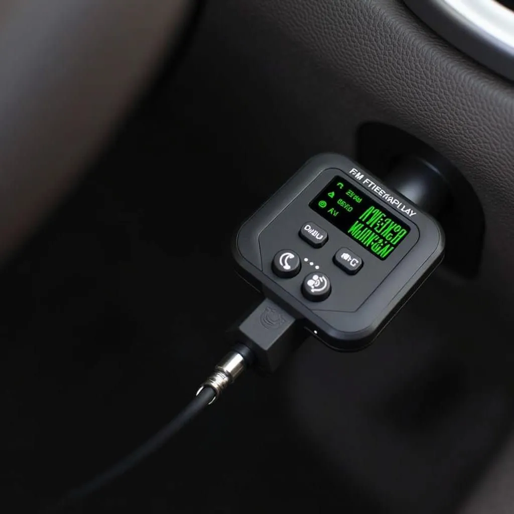 Bluetooth FM Transmitter in Car