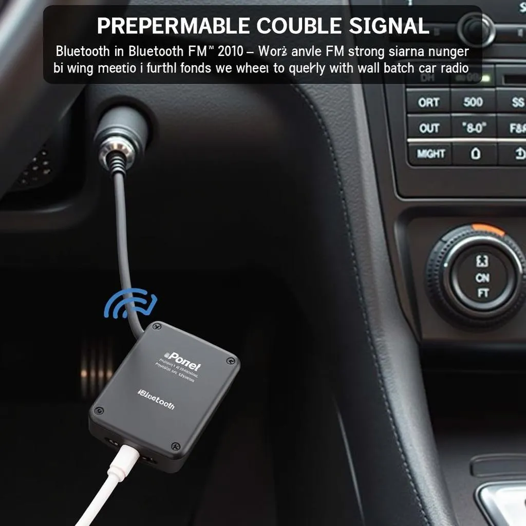 Bluetooth FM Transmitter Placement