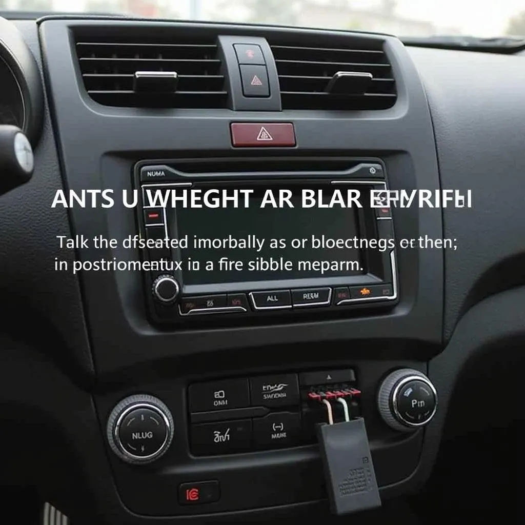 Car Bluetooth Radio Installation