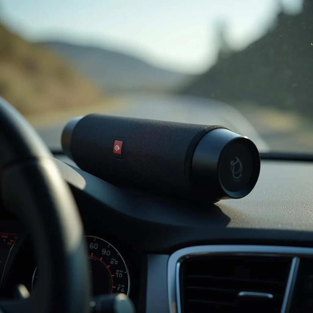 Bluetooth speaker placement in car