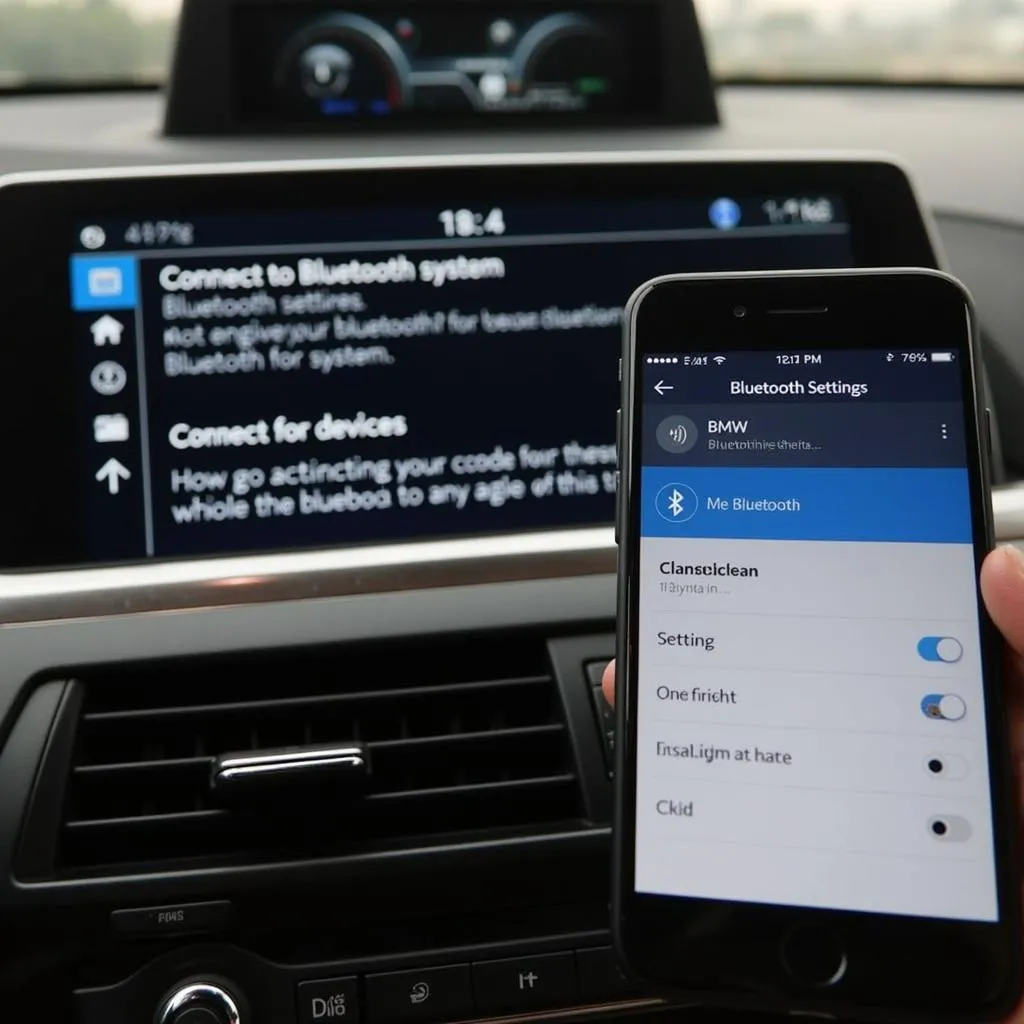 Pairing a Phone with BMW Bluetooth