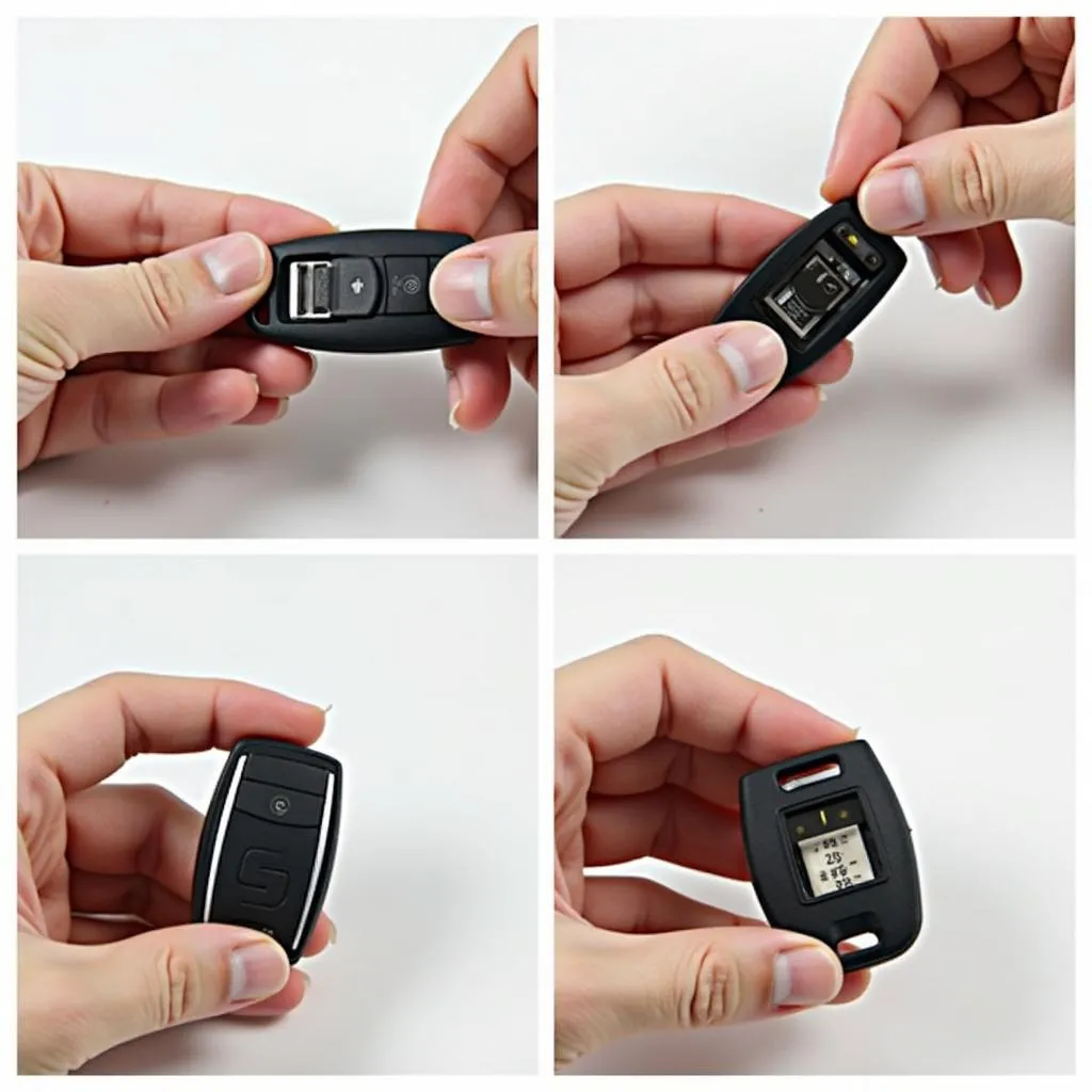 Replacing the battery in a Cadillac key fob