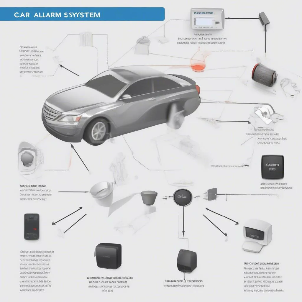 Car Alarm System Components