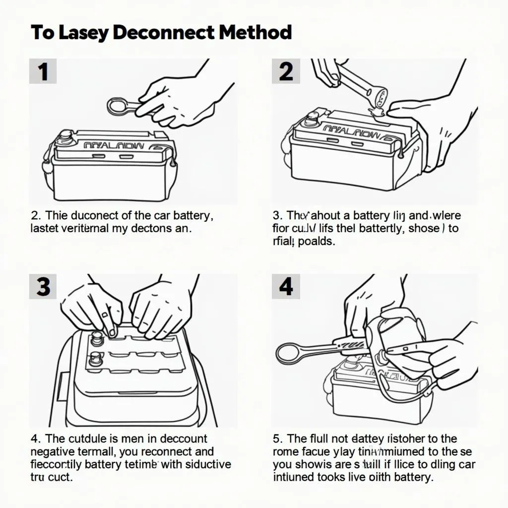 Disconnecting a car battery