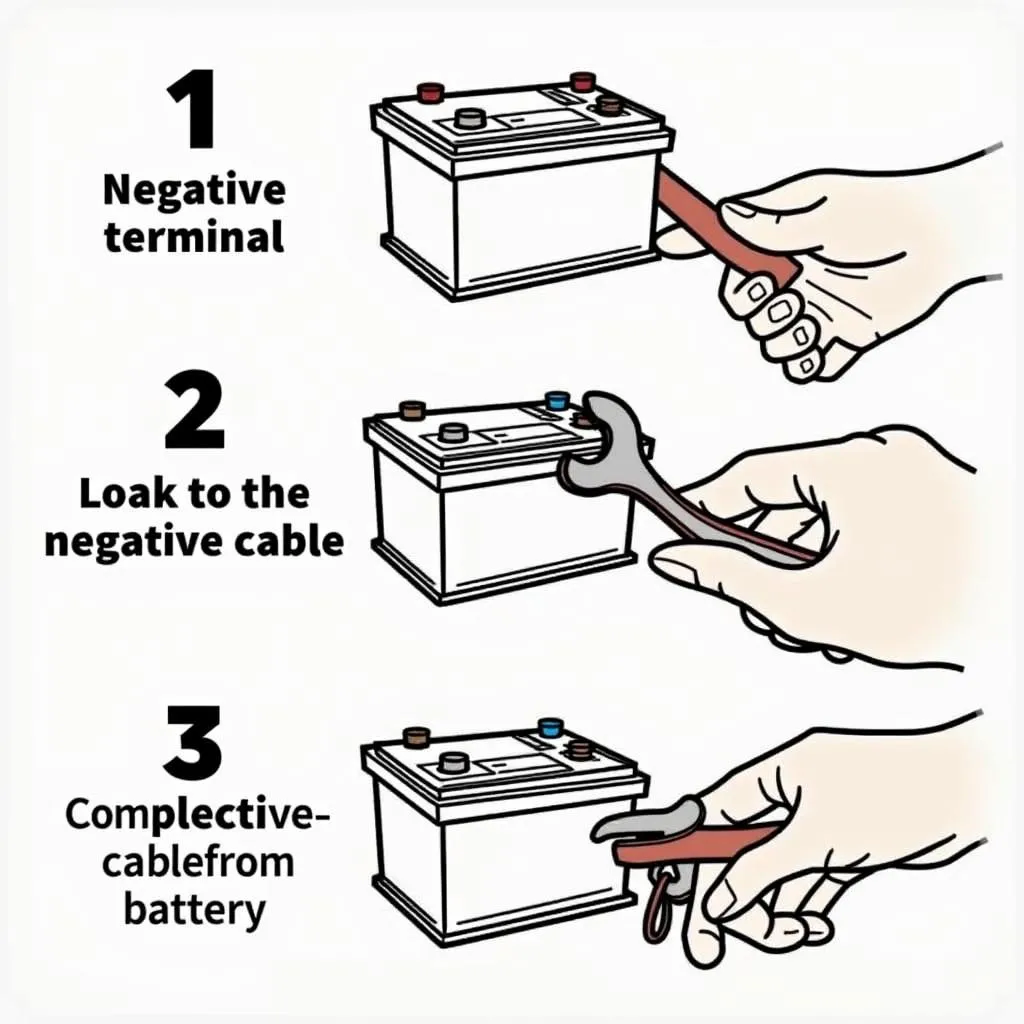 Disconnecting a car battery