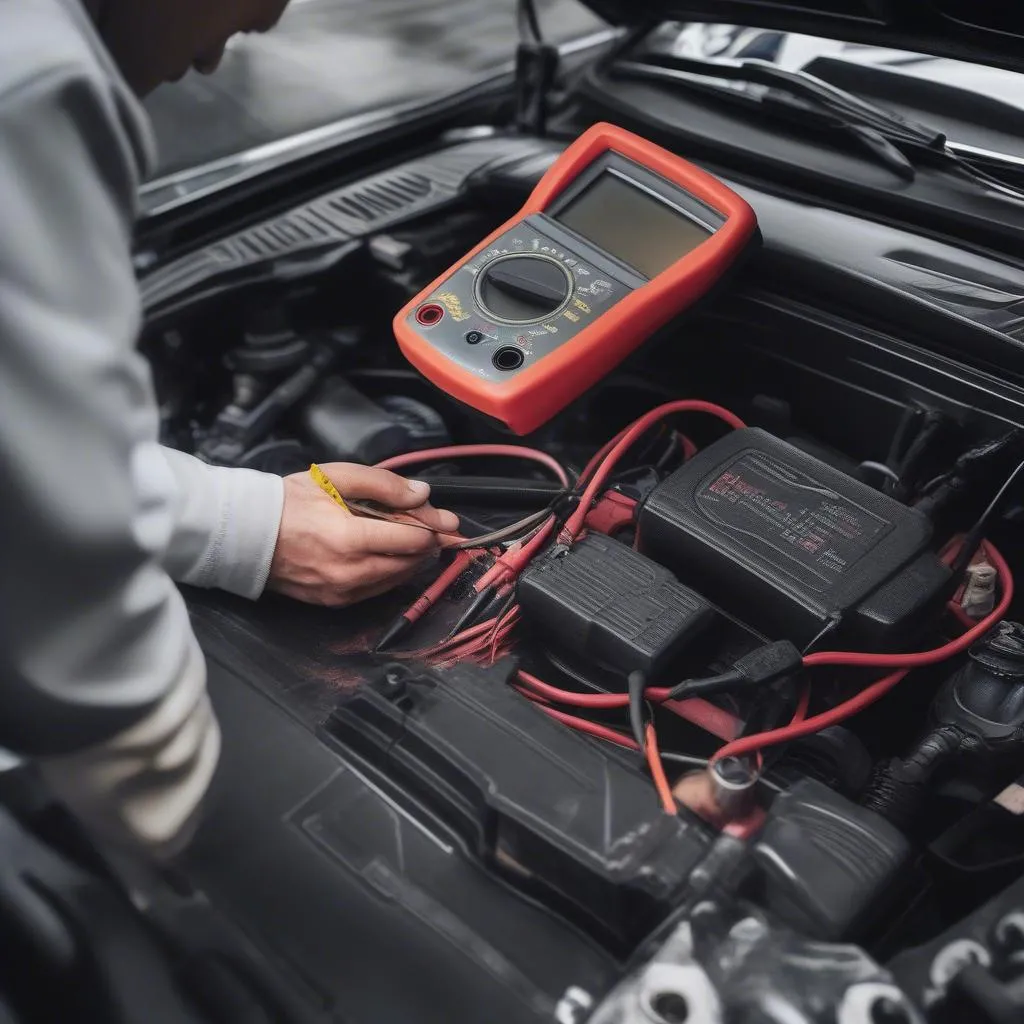 Car Battery Voltage Test