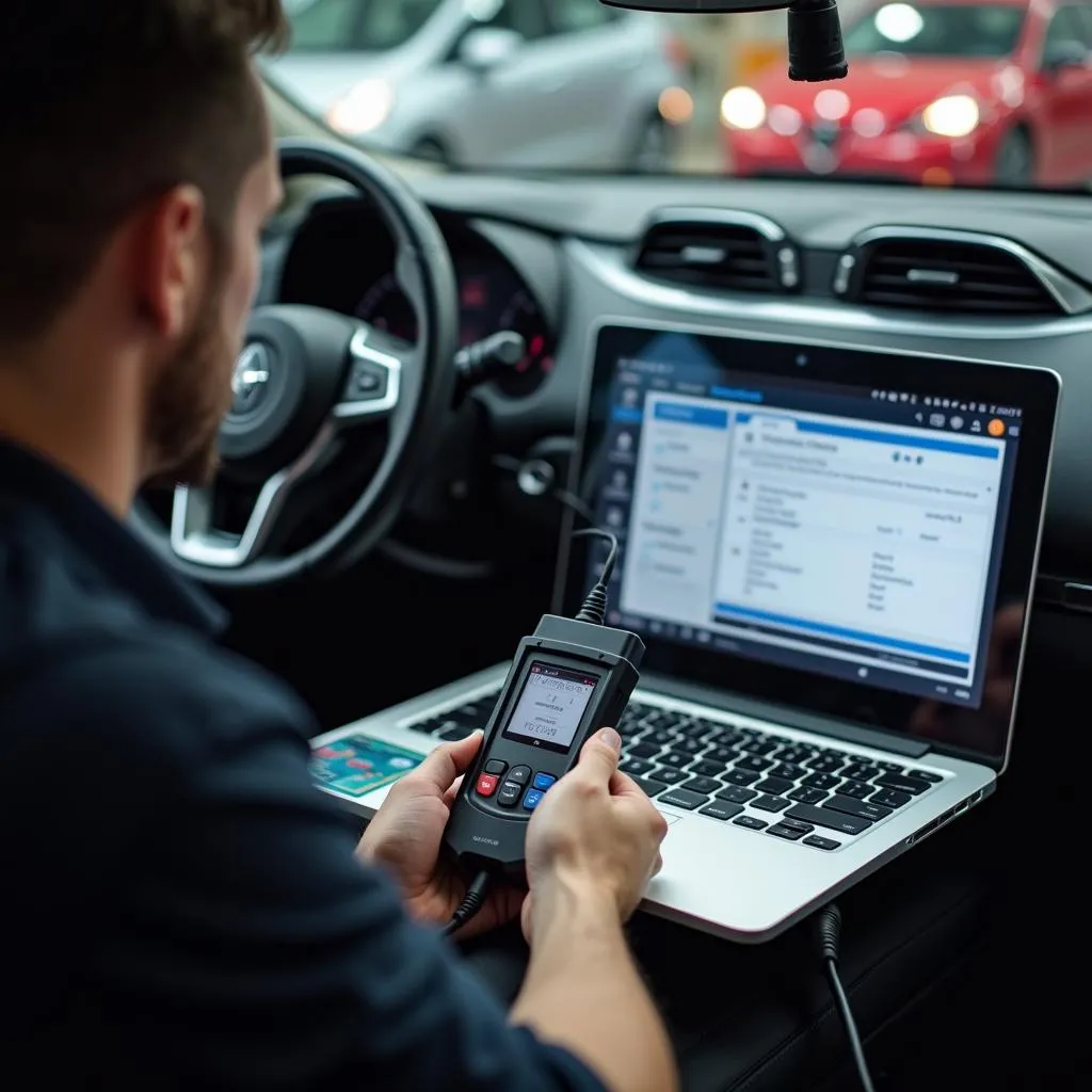 Performing a Car Bluetooth Diagnostic Scan