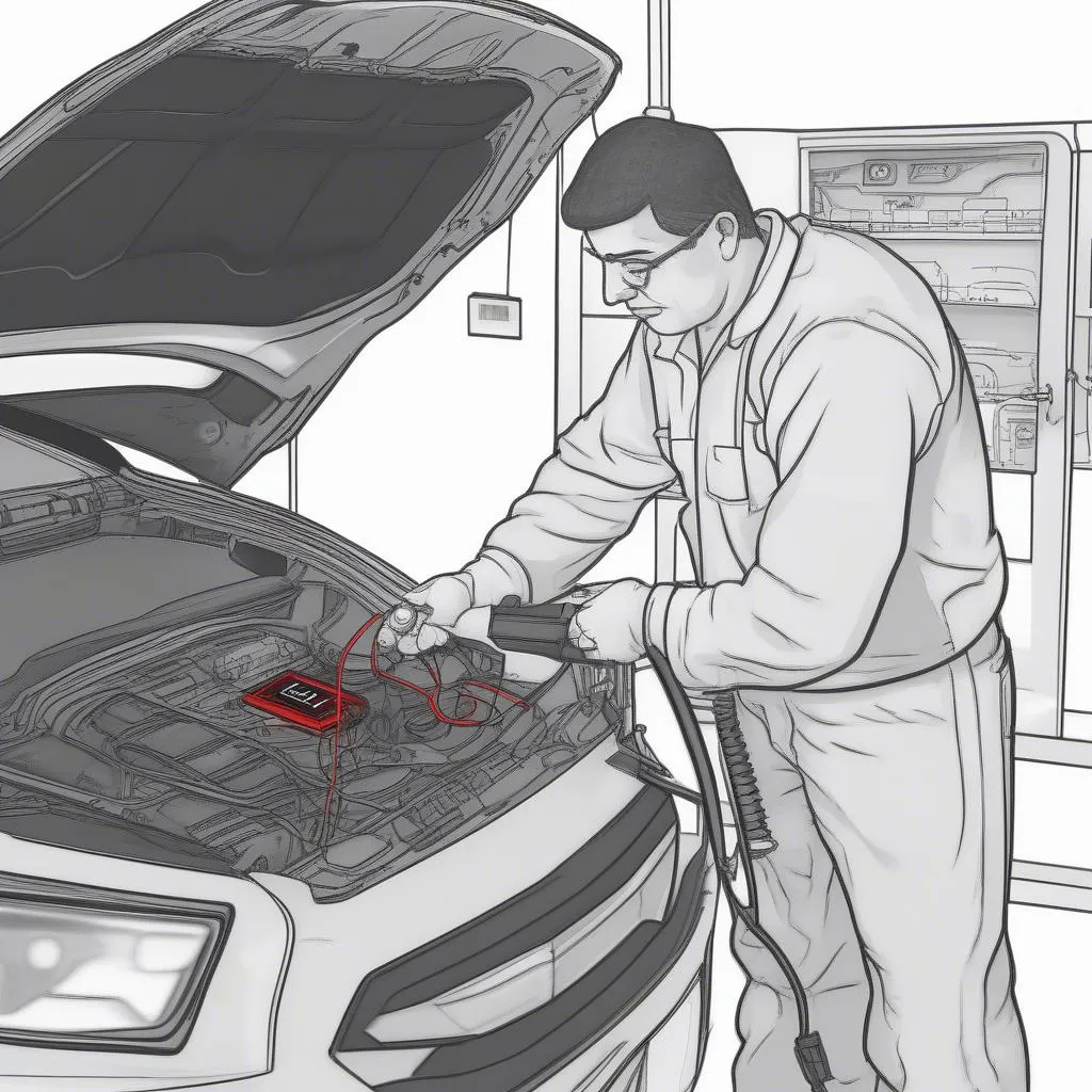 Troubleshooting Ford Taurus Anti-theft System with Diagnostic Equipment