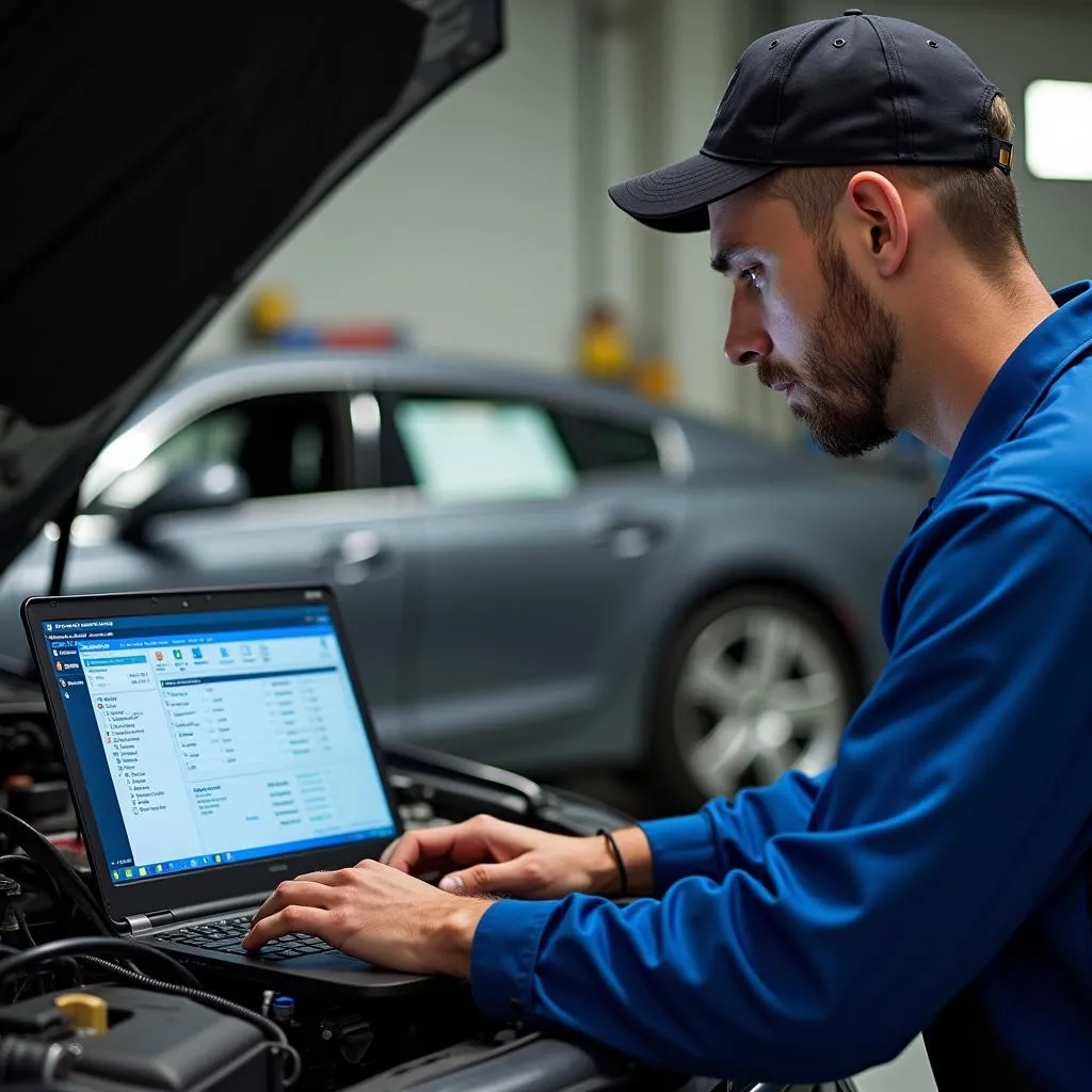 Car Diagnostic Software in Use