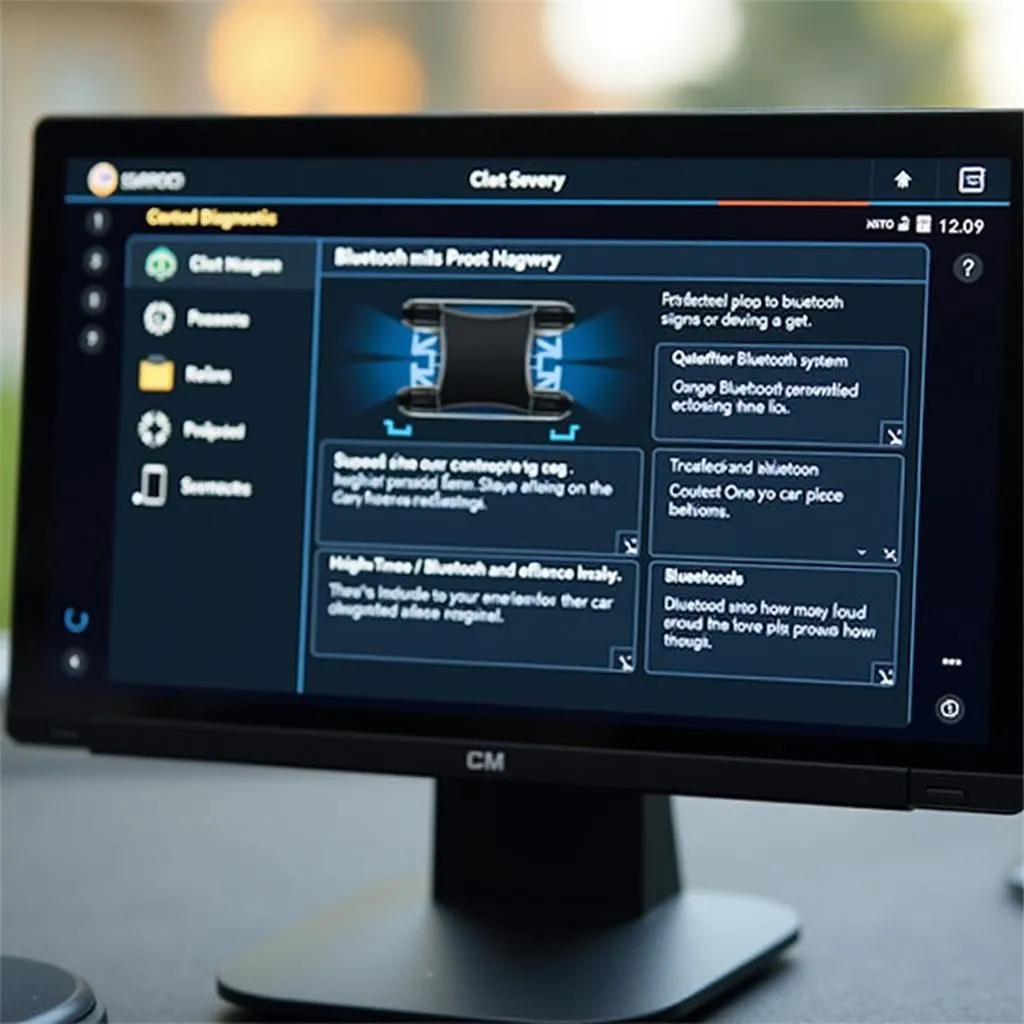 Car diagnostic software for Bluetooth troubleshooting