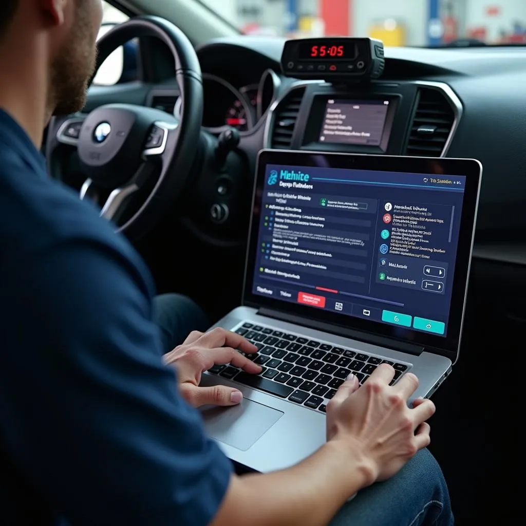 Using car diagnostic software for Bluetooth troubleshooting