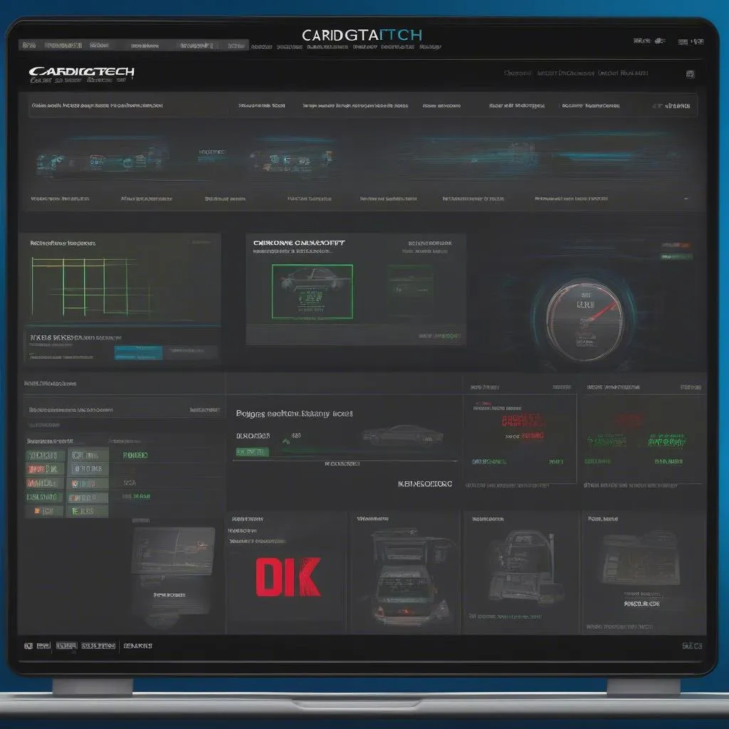 Car diagnostic software interface