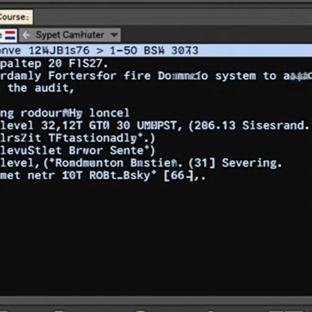 Car Diagnostic Software Interface