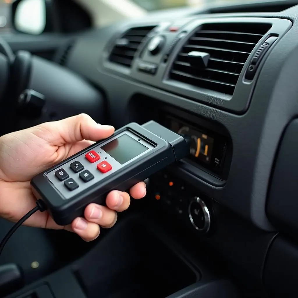 Using a car diagnostic tool