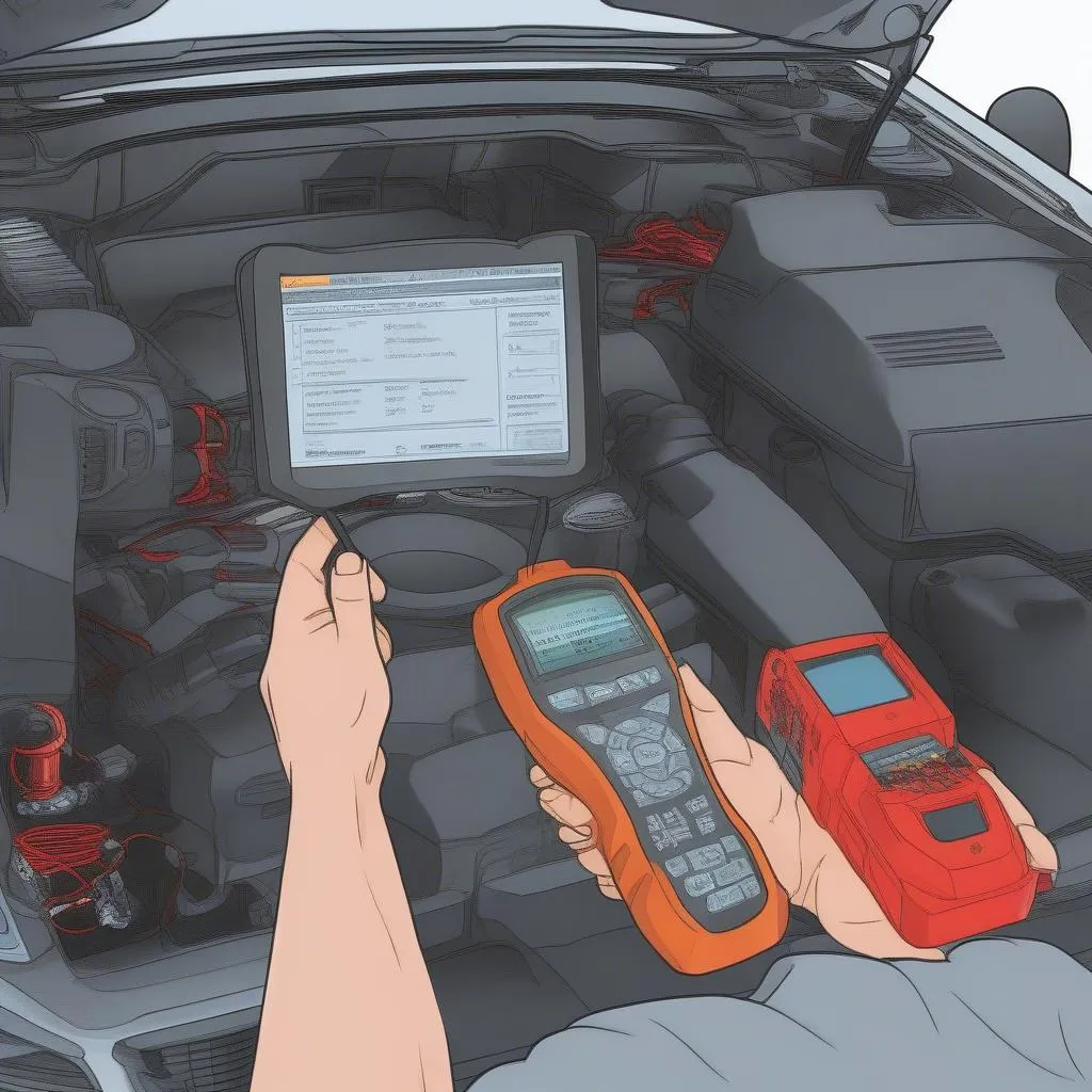 Car Diagnostics with OBD-II Scanner