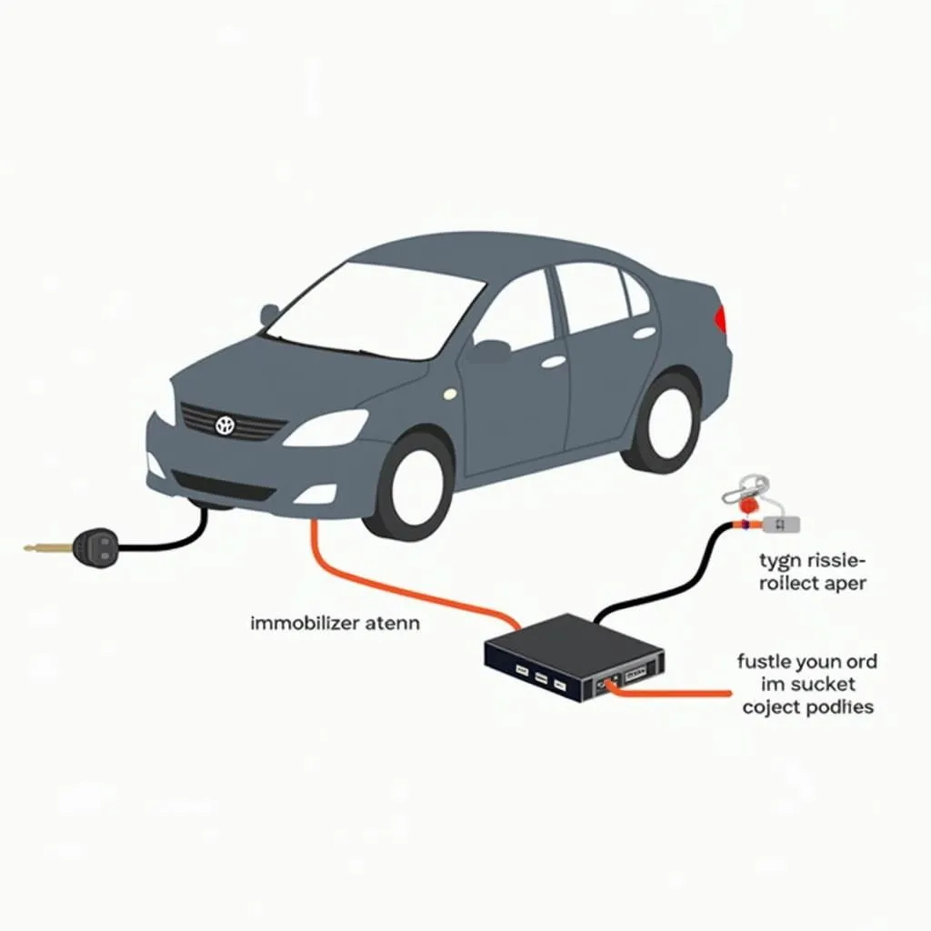 Car engine immobilizer system