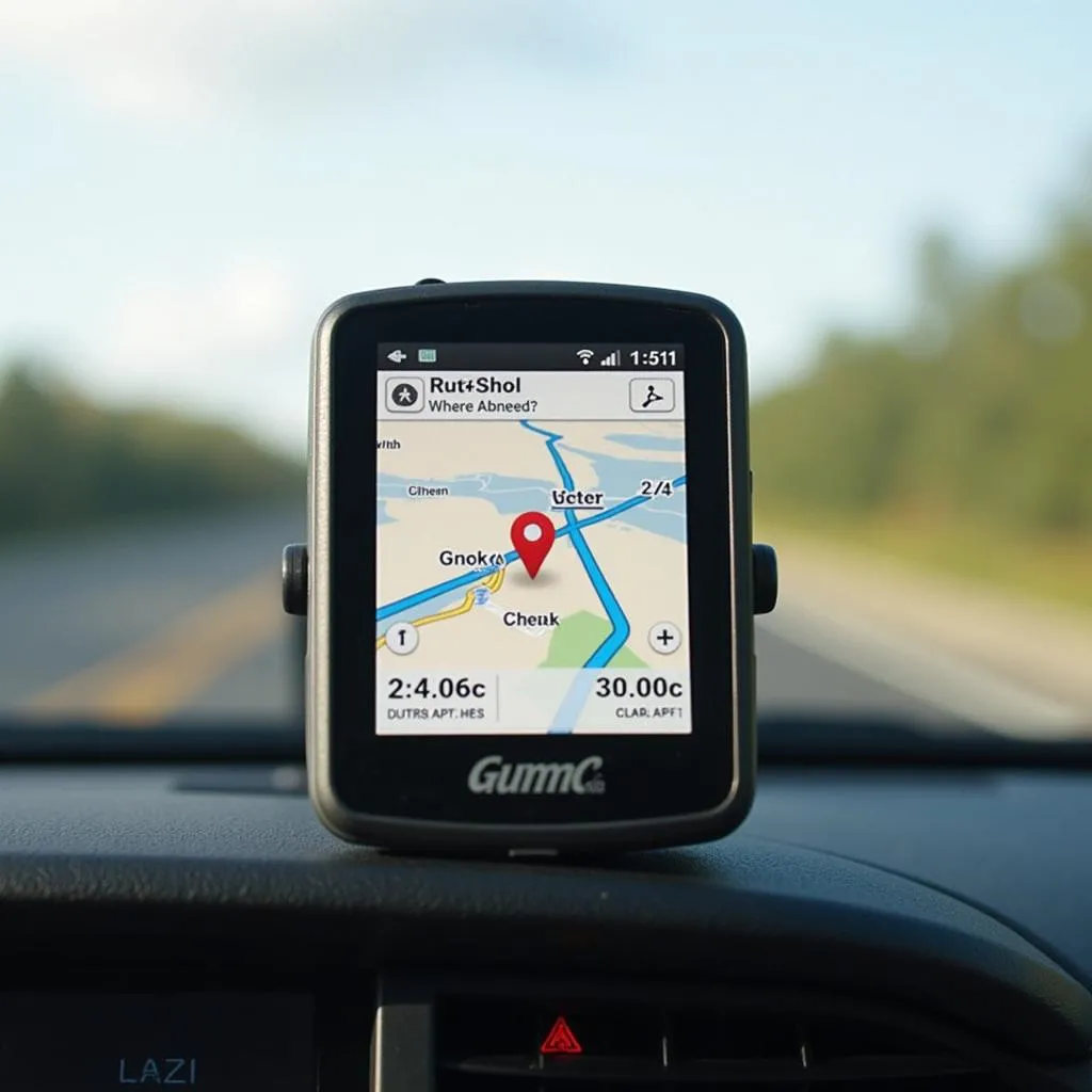 Car GPS tracker with map interface