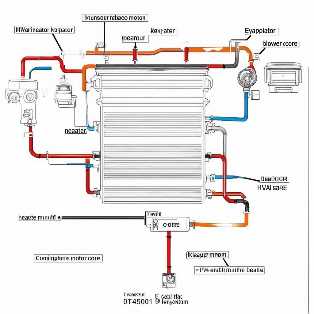 Car HVAC System Diagram