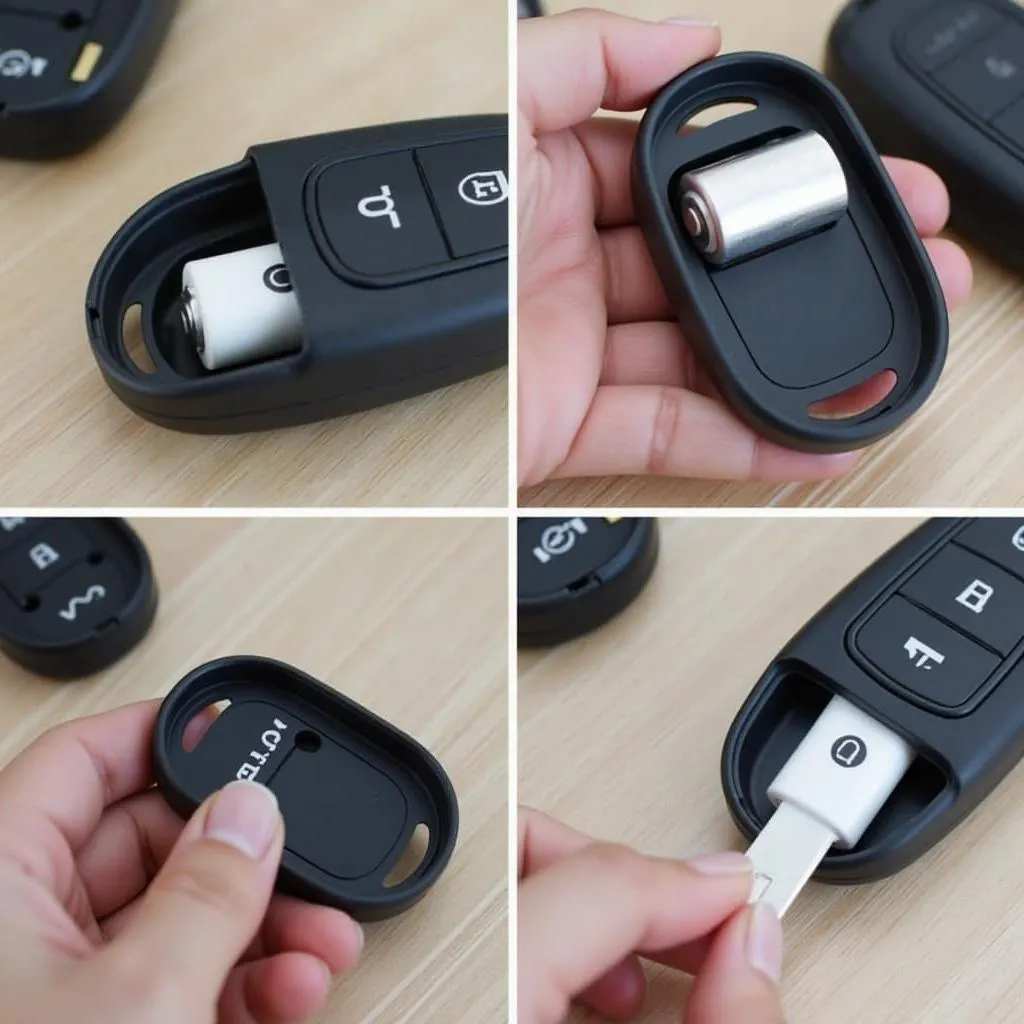 Replacing a car key fob battery