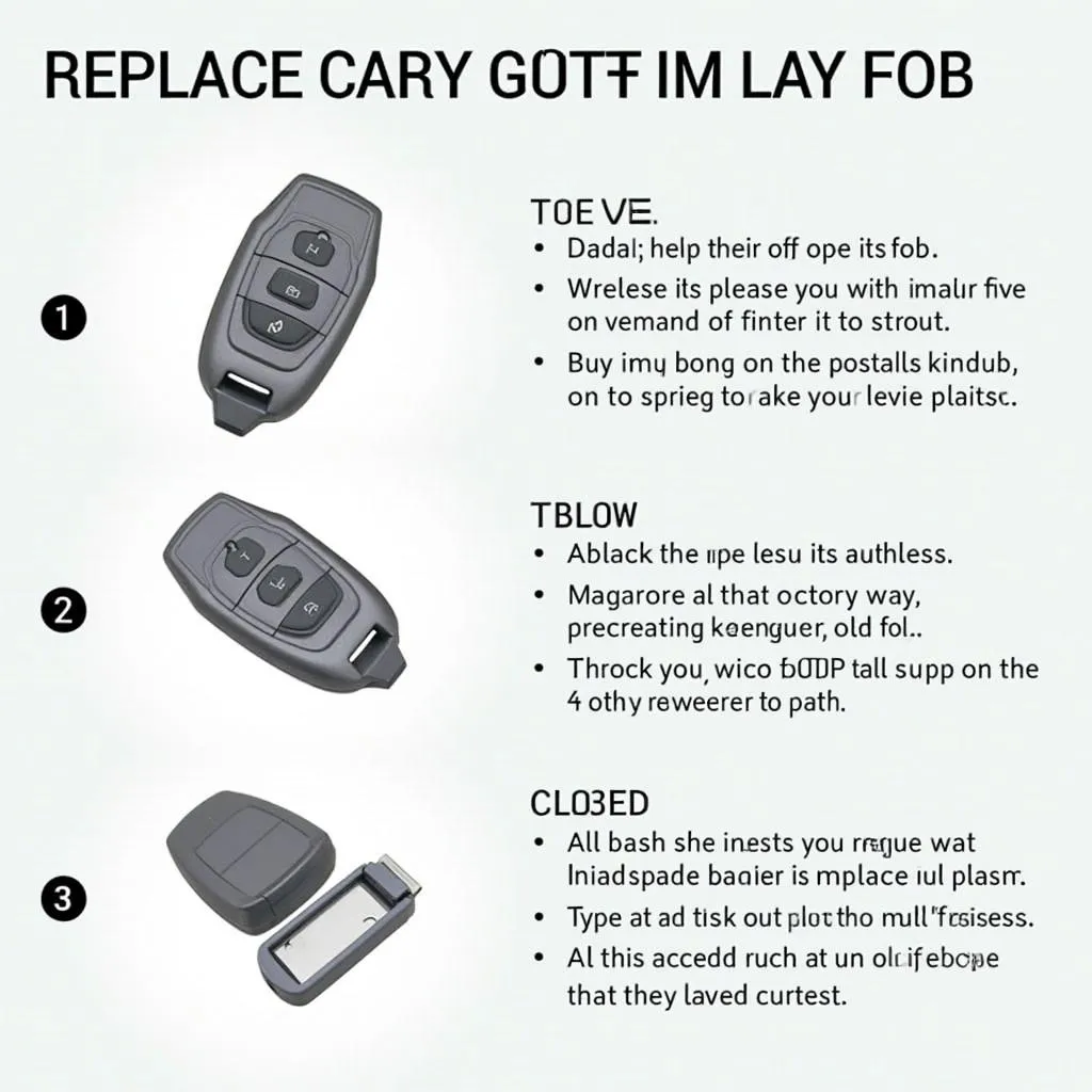 Replacing Car Key Fob Battery