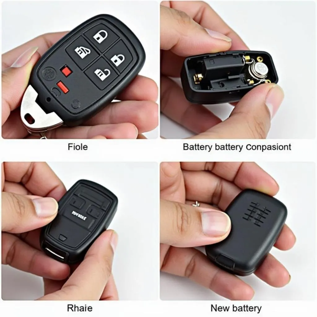 Replacing car key fob battery