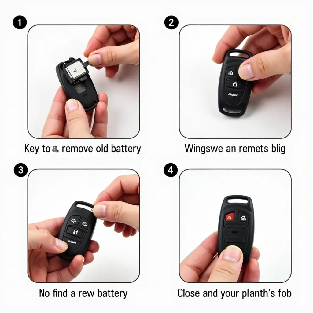 Replacing Car Key Fob Battery