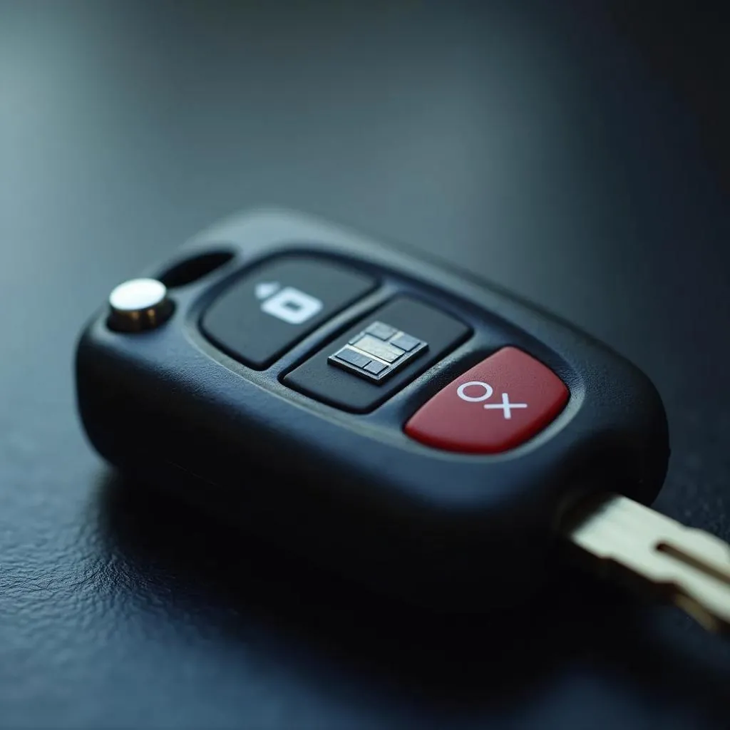 Car Key with Immobilizer Chip