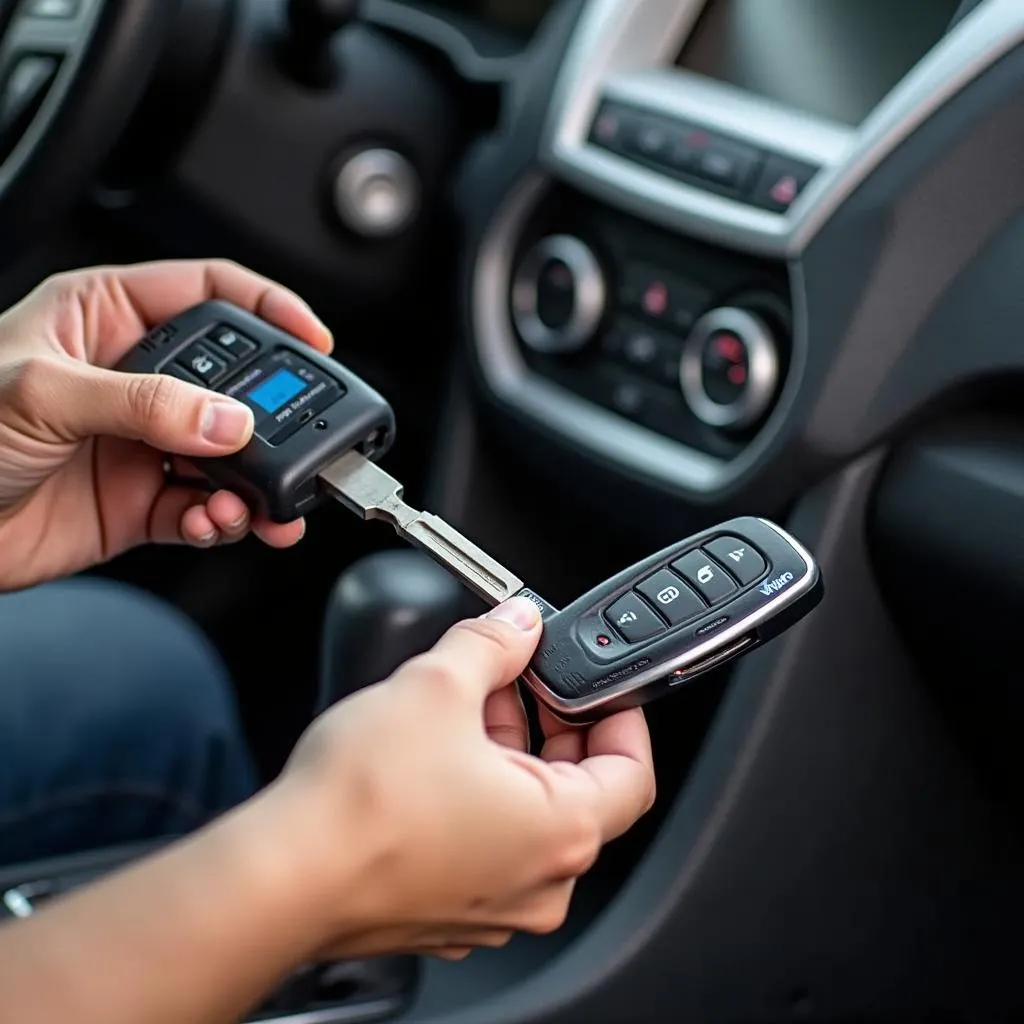 Reprogramming a car key