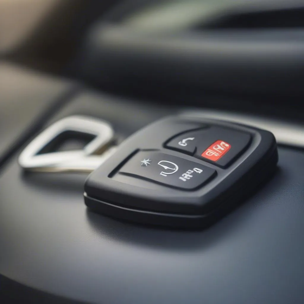 Car Key with Transponder Chip